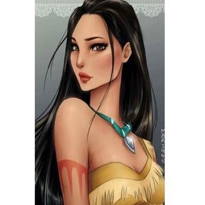 Pocahontas DIY 5D Full Round Drill Diamond Painting